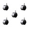 Service Caster 2'' Floor Safe Chrome Hooded Twin Wheel Caster 3/8 Threaded Stem, 5PK SCC-TS02S50D-NYU-BC-381634-5 - alternate 1